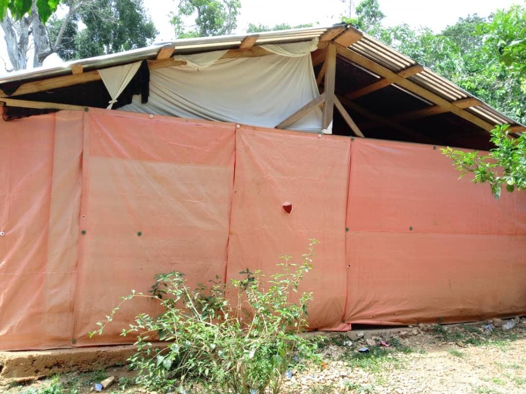 A school building in Haiti
